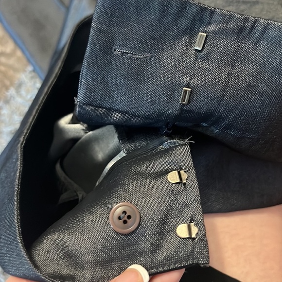 Antonio Melani Semi- Flared Slacks / Trousers with Shimmery Finish - Picture 7 of 7